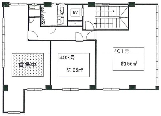 南山ビル401 間取り図