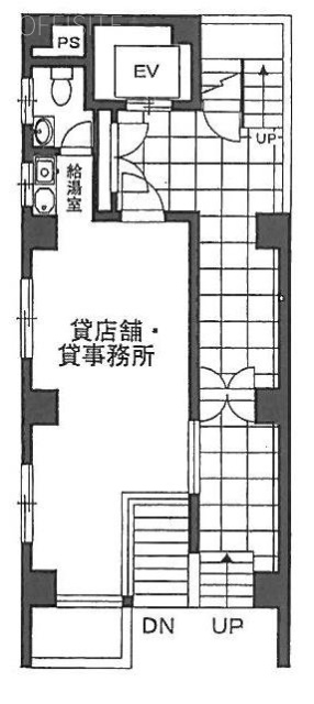 松山ビル1F 間取り図