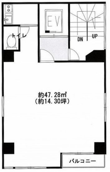 石橋ビル4F 間取り図