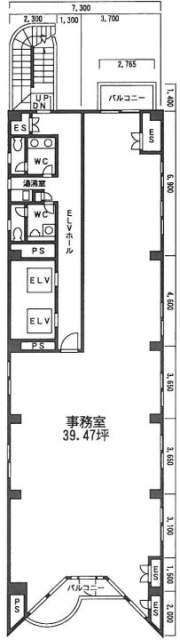 ASK日本橋ビル2F 間取り図