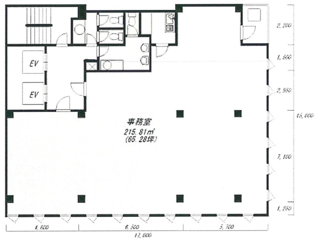 横浜タナベビル3F 間取り図