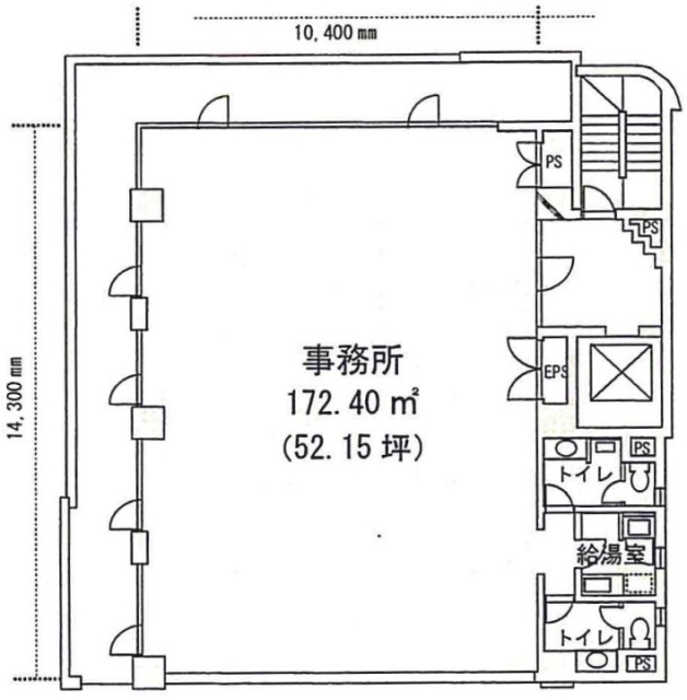 スクウェアー三鷹8F 間取り図