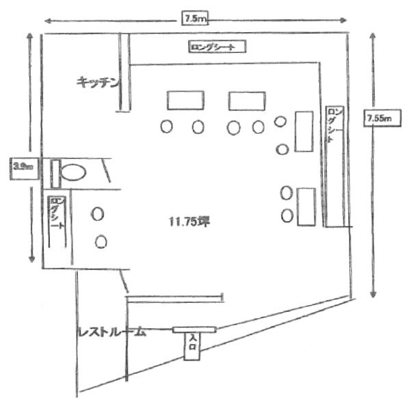 五番館ビル1F 間取り図