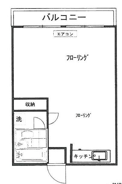 コーポラス明石3F 間取り図