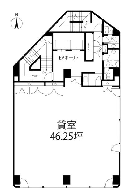 りそな蒲田ビル8F 間取り図