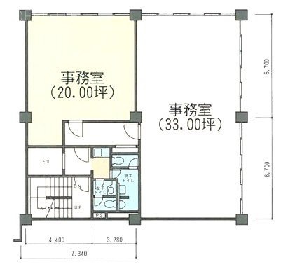 新京橋ビル5F 間取り図