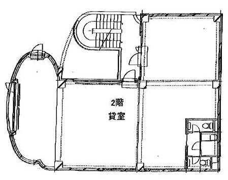 タガミ神宮前ビル2F 間取り図