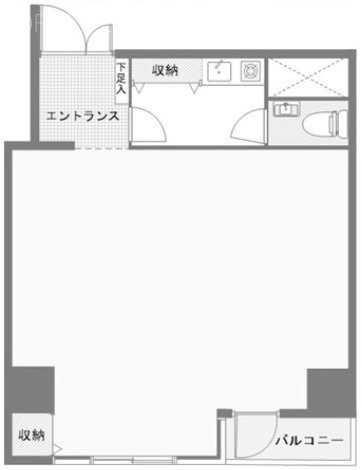 ニューライフ新宿参番館202 間取り図