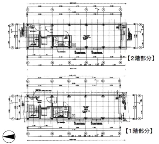 抜弁天CKビル1F～2F 間取り図