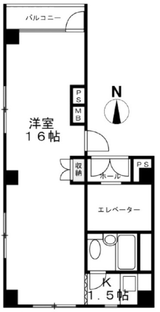 北の丸ビル7F 間取り図