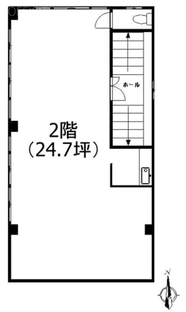 第一小磯ビル2F 間取り図