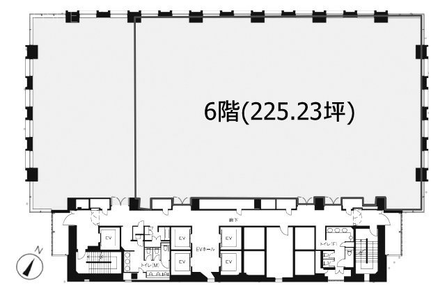 芝浦ルネサイトタワー6F 間取り図