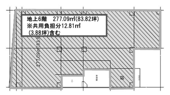 仙信ビル6F 間取り図