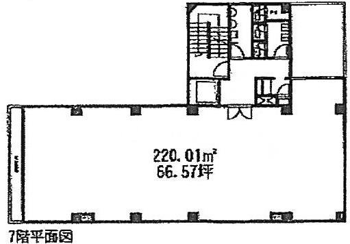 銀座東新ビル7F 間取り図