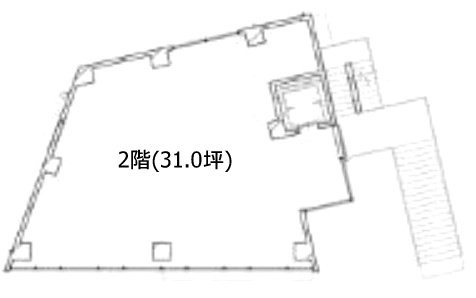 HIBICA原宿ビル2F 間取り図