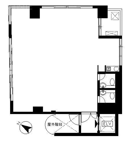 JKプラザビル3F 間取り図