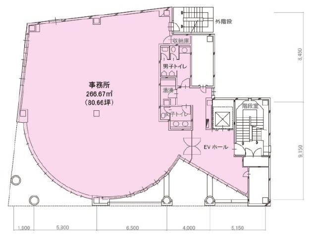 TOKYU REIT 恵比寿2F 間取り図