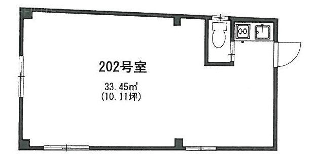 藤ハイムⅠビル202 間取り図