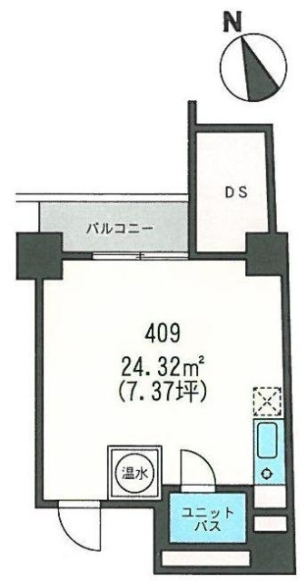 コントワール新宿409 間取り図