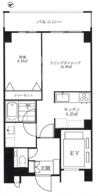 メゼリテ表参道303 間取り図