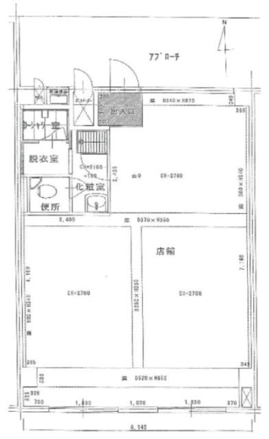 ヴィップ等々力ビル103 間取り図