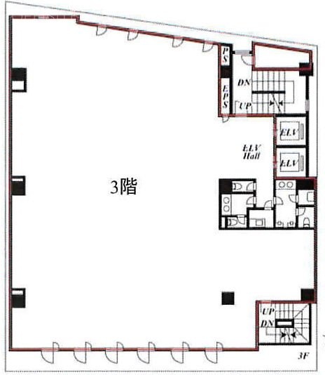 プレミア道玄坂3F 間取り図