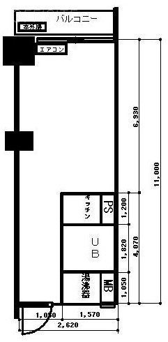 レオ新宿ビル602 間取り図