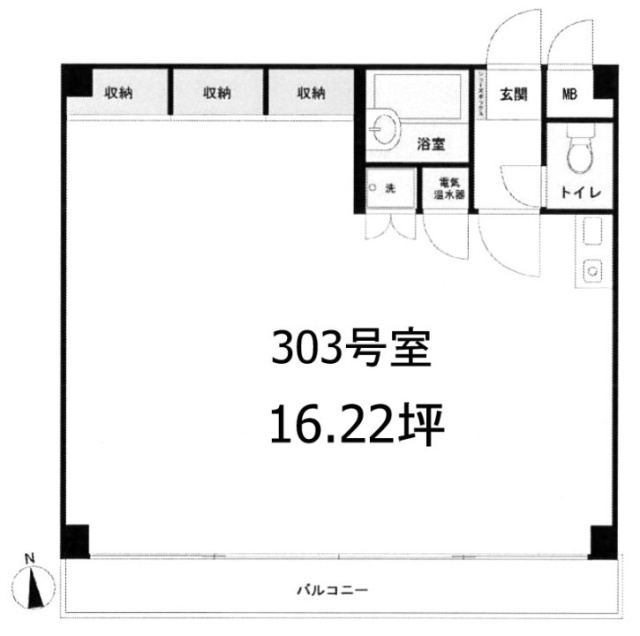 田村ビル303 間取り図