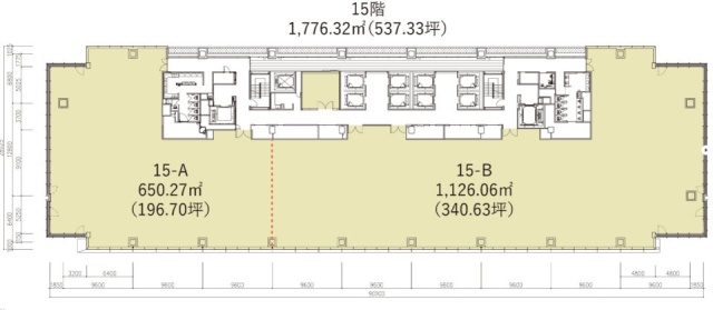 渋谷ソラスタB 間取り図