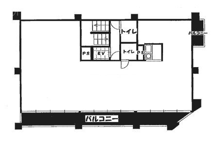 タカセ南池ビル3F 間取り図