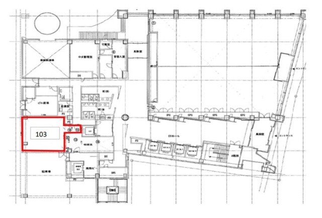 兜町第6平和ビル103 間取り図