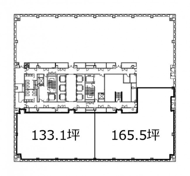 品川シーサイドサウスタワー分割 間取り図