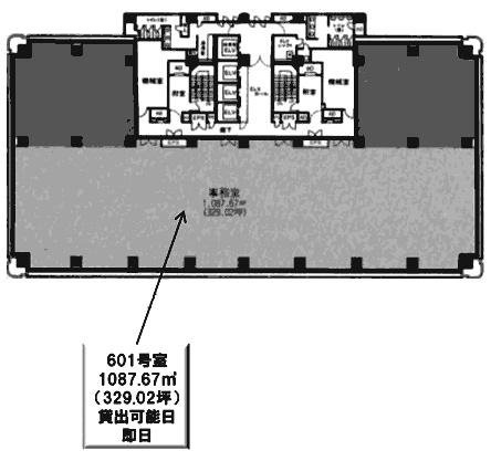 AQUACITY芝浦601 間取り図