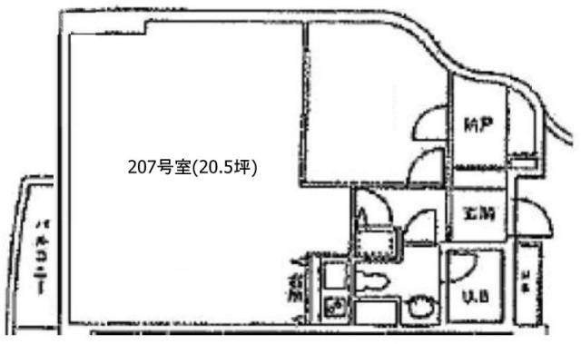 アロープラザ原宿207 間取り図