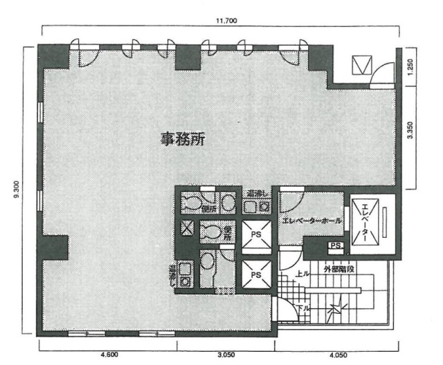 小林第2ビル4F 間取り図