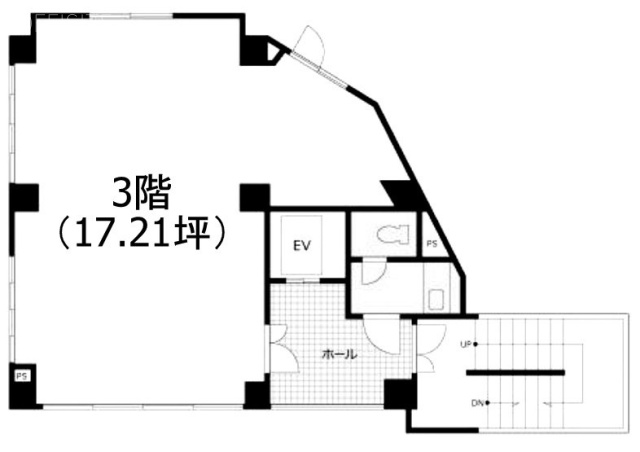 小松ビル3F 間取り図