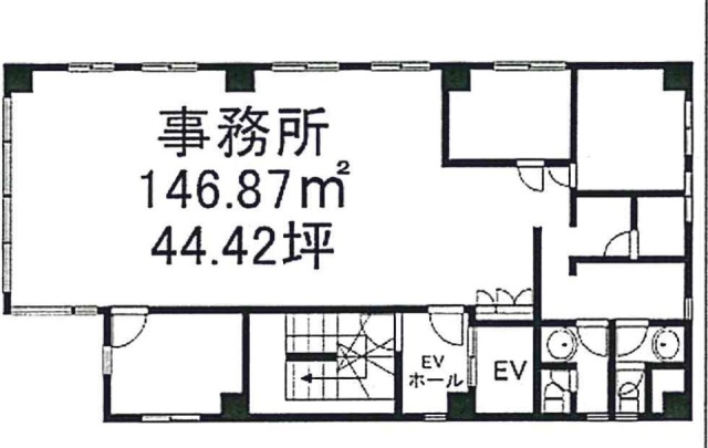 昭和ビル2F 間取り図