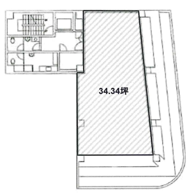 プラチナ第2ビル5F 間取り図