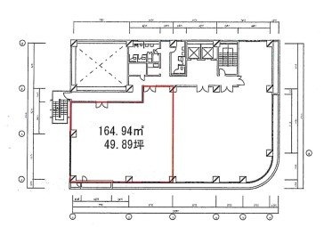 大樹生命川越駅前ビル3F 間取り図