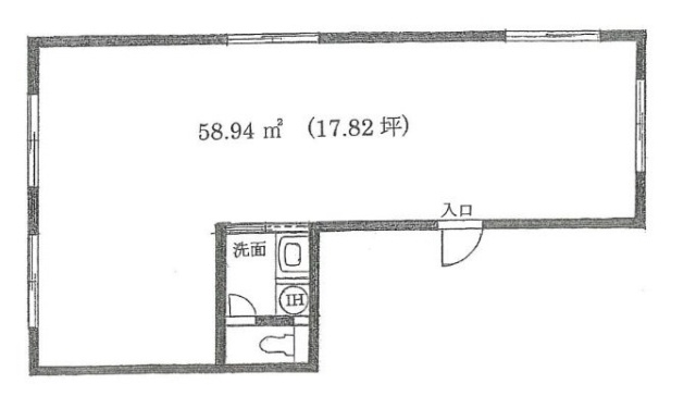 洞口ビル3F 間取り図