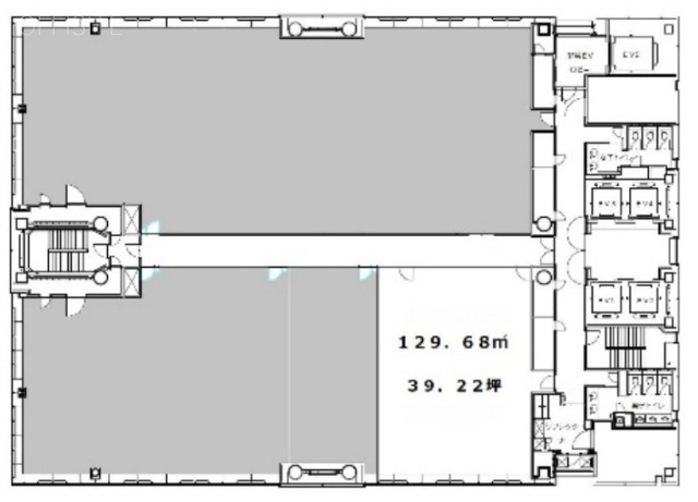 横浜メディアビジネスセンター6F 間取り図