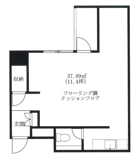 フォンテ青山ビル5F 間取り図