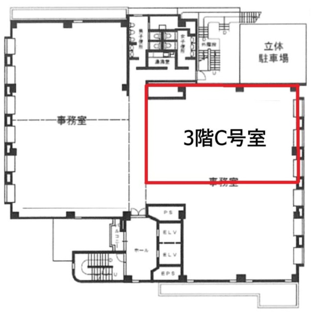 セントラル荒川ビルC 間取り図