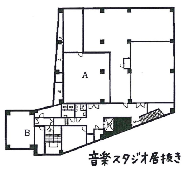 POPビルB2F 間取り図