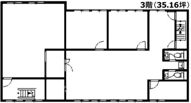 大友ビル3F 間取り図