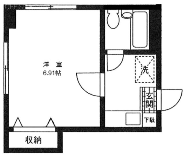 橘ビル3F 間取り図