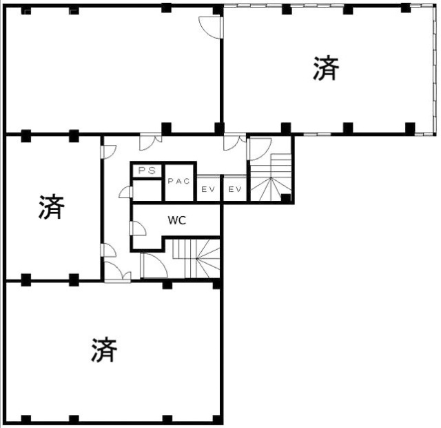 第7東ビル703 間取り図