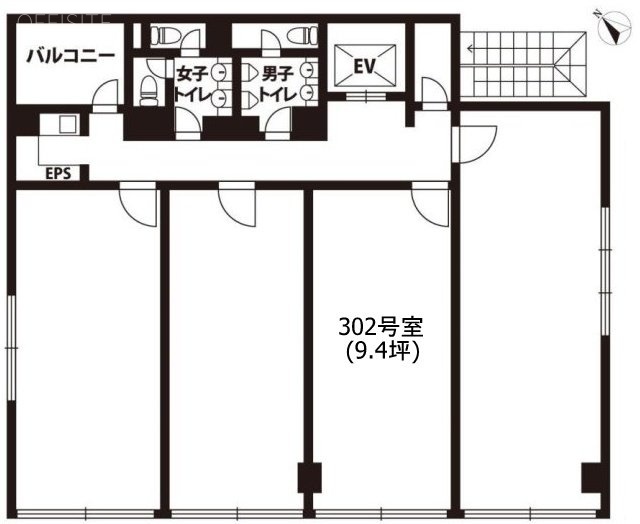 デニス赤坂ビル302 間取り図