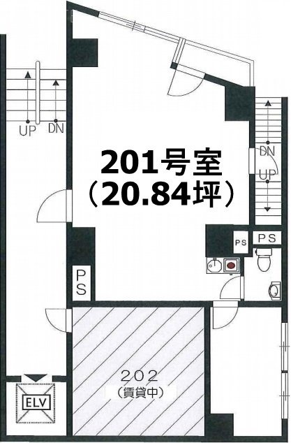 グレース東和201 間取り図