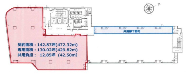 西新宿大京ビル3F 間取り図